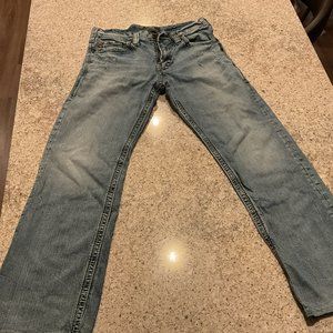 Mens Zac Silver Jeans 33x32
